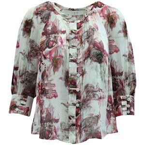 Iro Floral Print Blouse in Multicolor Viscose